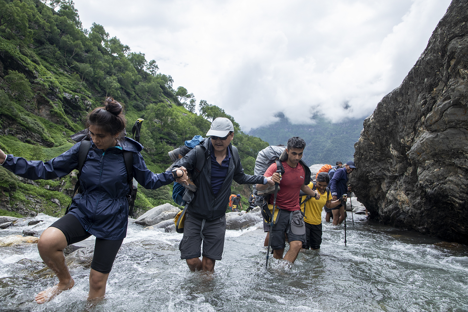 All Treks Running Smooth Despite Heavy Rain